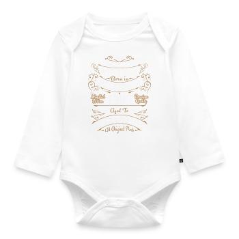 Vintage Décembre 1947, Rétro Cadeau D'anniversaire - Body Bébé bio manches longues - blanc - Devant