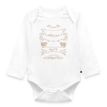 Vintage Décembre 2012, Rétro Cadeau D'anniversaire - Body Bébé bio manches longues - blanc - Devant