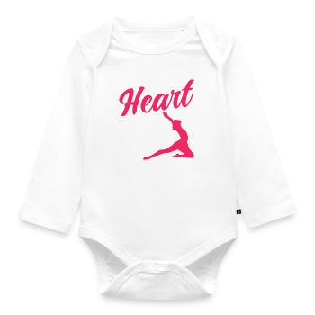 Ballet Dance Ballerina Ballet Dance Gift - Organic Longsleeve Baby Bodysuit - white - Front