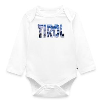 Tirol - Baby Bio-Langarm-Body - Weiß - Vorne