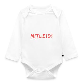 Kein Back-Up, Kein Mitleid! Witziger IT-Spruch - Baby Bio-Langarm-Body - Weiß - Vorne
