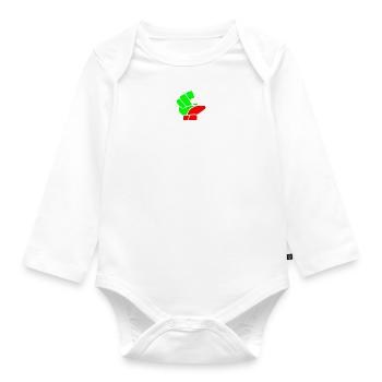 Women life freedom iran - Baby Bio-Langarm-Body - Weiß - Vorne