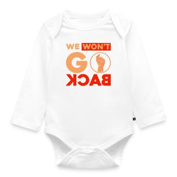 Gender equality Feminism Rec - Organic Longsleeve Baby Bodysuit - white - Front