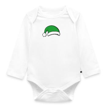 Le Joli Elfe - Body Bébé bio manches longues - blanc - Devant