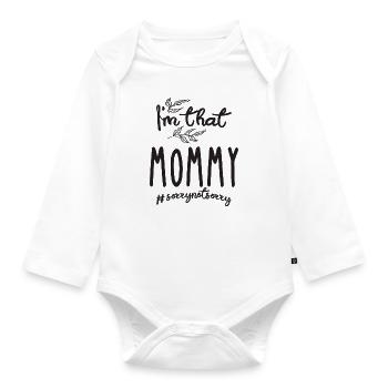 Je suis cette maman - Mère - Body Bébé bio manches longues - blanc - Devant