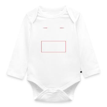 Grill Crew - Organic Longsleeve Baby Bodysuit - white - Front
