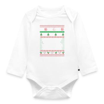 Most Likely To Know All The Christmas Song Lyrics - Body Bébé bio manches longues - blanc - Devant