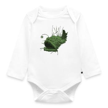 Frogfish - Organic Longsleeve Baby Bodysuit - white - Front