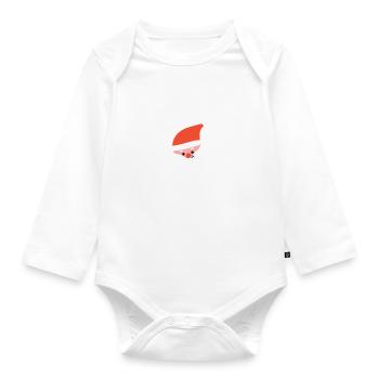 le père noël n'existe pas - Body Bébé bio manches longues - blanc - Devant