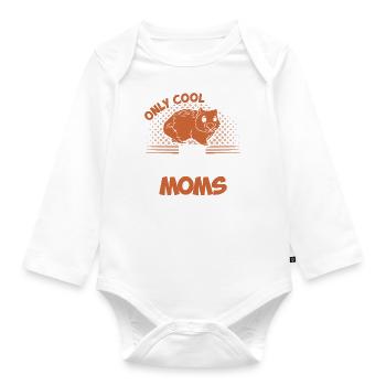 Australia Outback Wombat Lovers Wombats Gegesche - Organic Longsleeve Baby Bodysuit - white - Front