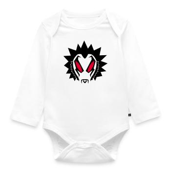 Ekubo Le Dernier Skwirell - Body Bébé bio manches longues - blanc - Devant