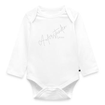 Auferstanden - Baby Bio-Langarm-Body - Weiß - Vorne