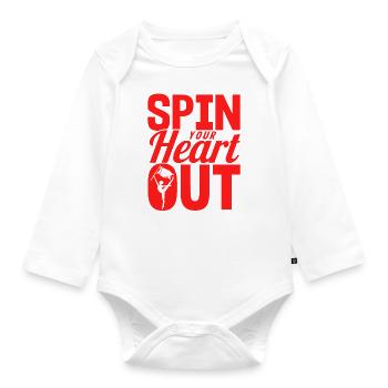 Turn Your Heart Out Flagguard Gift - Body Bébé bio manches longues - blanc - Devant