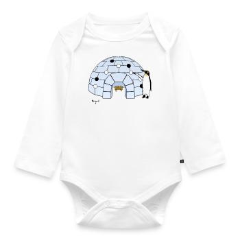 Iglo Go - Baby Bio-Langarm-Body - Weiß - Vorne