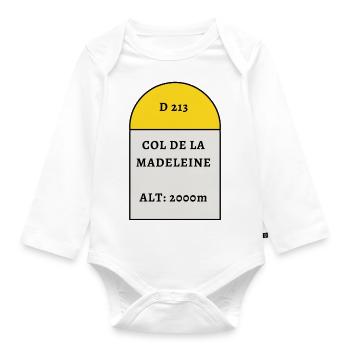 Cabbage de la Madeleine - Organic Longsleeve Baby Bodysuit - white - Front