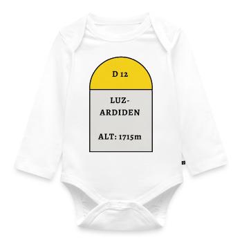 Light Fire - Organic Longsleeve Baby Bodysuit - white - Front