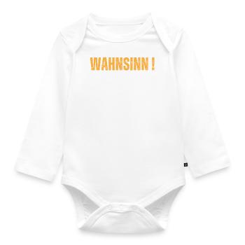 Wahnsinn! Was ich alles an einem Tag nicht schaffe - Baby Bio-Langarm-Body - Weiß - Vorne