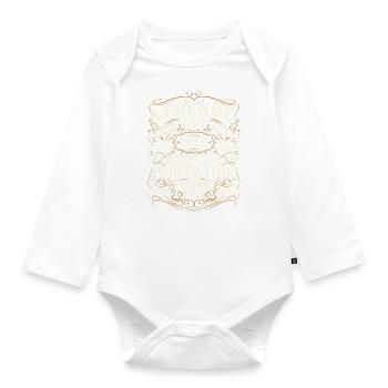 Legende 1976 Geburtstag legendär seit 1976 - Baby Bio-Langarm-Body - Weiß - Vorne