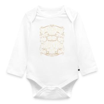 Legende 2014 Geburtstag geboren im Jahr 2014 - Baby Bio-Langarm-Body - Weiß - Vorne
