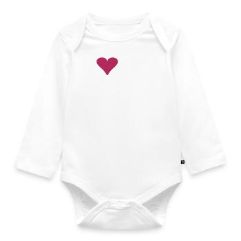 I love my Dad - Baby Bio-Langarm-Body - Weiß - Vorne
