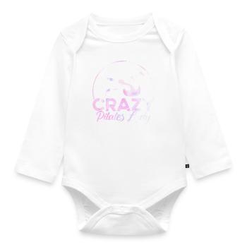 Pilates Crazy Pilates Lady Cadeau - Body Bébé bio manches longues - blanc - Devant