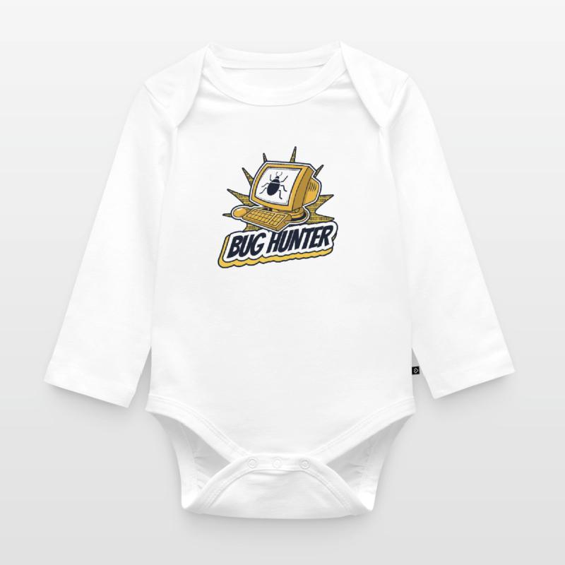 Bug Hunter Softwareingenieur Developer Coder Baby Bio-Langarm-Body