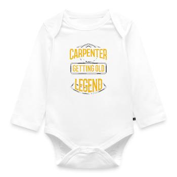 Schreiner Geschenkidee Schreiner Ich bekomme nicht - Baby Bio-Langarm-Body - Weiß - Vorne