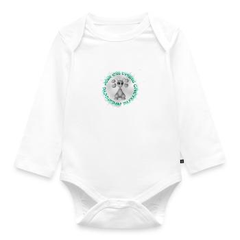 ANTIEN - A dream come true - Baby Bio-Langarm-Body - Weiß - Vorne