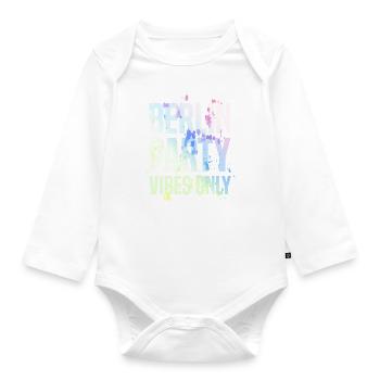 Berlin Party Vibes - Baby Bio-Langarm-Body - Weiß - Vorne