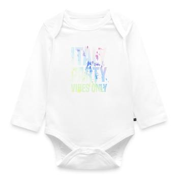 Italie Party Vibes - Body Bébé bio manches longues - blanc - Devant