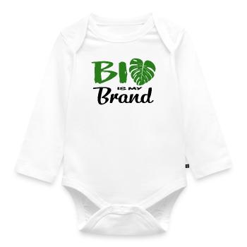 Bio est ma marque - Body Bébé bio manches longues - blanc - Devant
