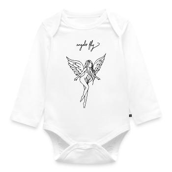 Elfe - Baby Bio-Langarm-Body - Weiß - Vorne