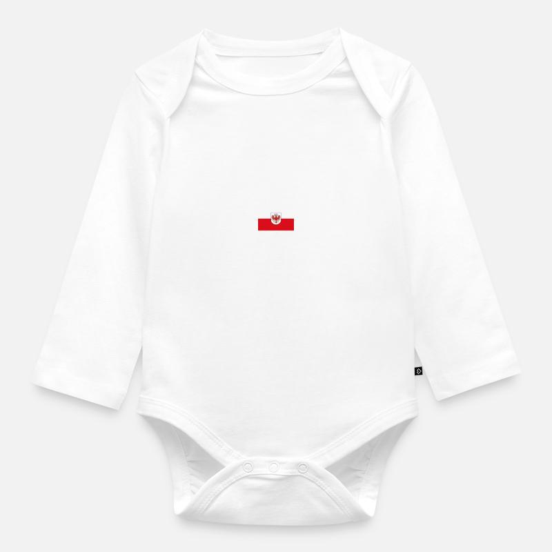 Tyrol - Body Bébé bio manches longues - blanc