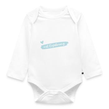 Großer Bruder mit Erfahrung - Baby Bio-Langarm-Body - Weiß - Vorne