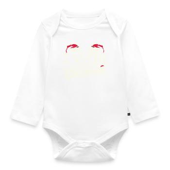 Joyeux Chessmas Échecs Noël - Body Bébé bio manches longues - blanc - Devant