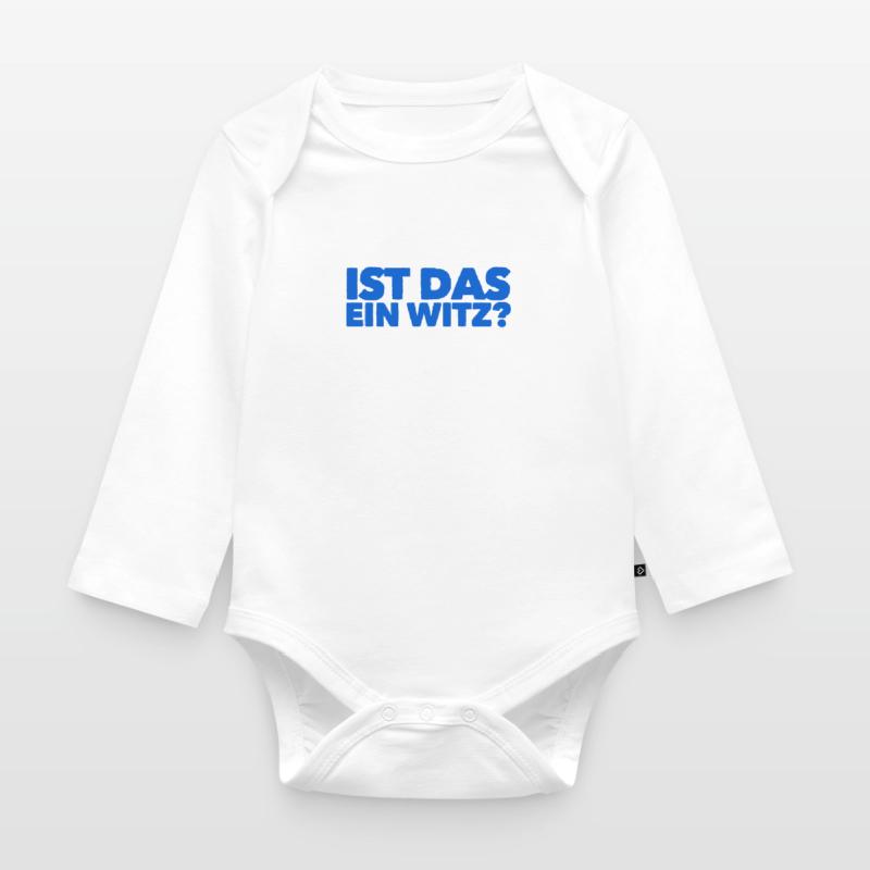 soll das ein Witz sein Baby Bio-Langarm-Body