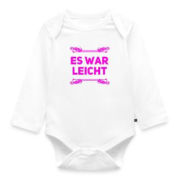 alles kein Problem - Baby Bio-Langarm-Body - Weiß - Vorne
