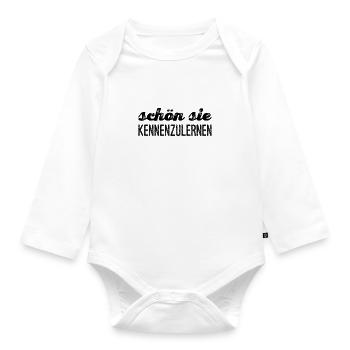 sie sind großartig - Baby Bio-Langarm-Body - Weiß - Vorne
