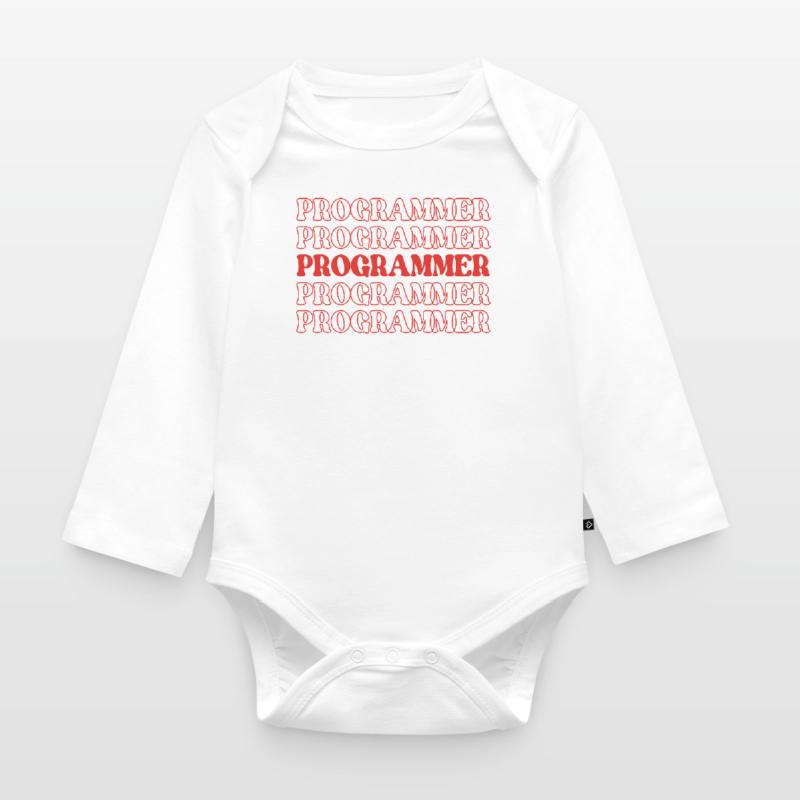 Programmierer, Programmierer, Entwickler, Programmierer, Software-Ingenieur Baby Bio-Langarm-Body