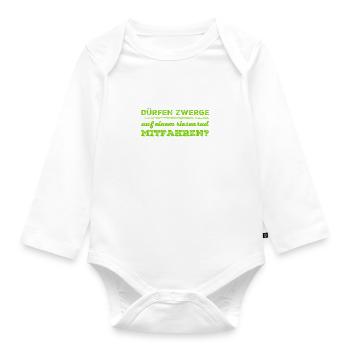 auf dem Riesenrad - Baby Bio-Langarm-Body - Weiß - Vorne