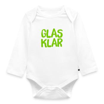 das ist sowas von klar - Baby Bio-Langarm-Body - Weiß - Vorne
