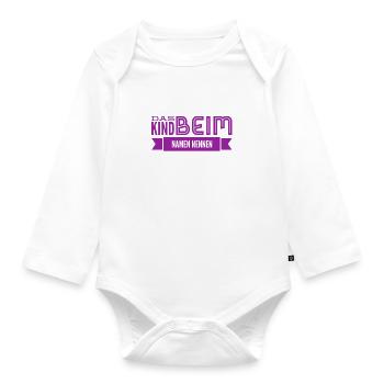 Je dis la vérité - Body Bébé bio manches longues - blanc - Devant