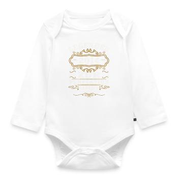 Legenden 2014 Jahrgang Geschenk Geburtstag - Baby Bio-Langarm-Body - Weiß - Vorne