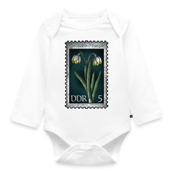 Stamp Märzenbecher - Organic Longsleeve Baby Bodysuit - white - Front