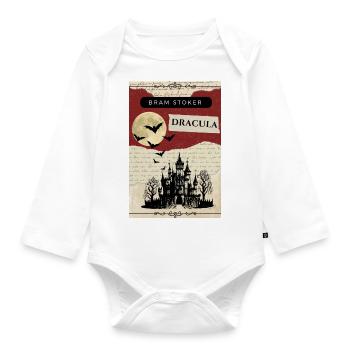 Dracula, von Bram Stoker - Baby Bio-Langarm-Body - Weiß - Vorne