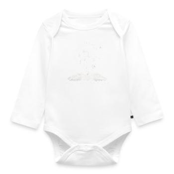 Magic of Words - Book Fairy - Organic Longsleeve Baby Bodysuit - white - Front