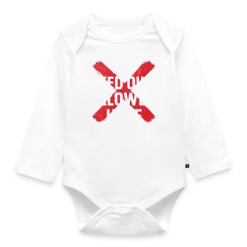 Anti Seed Oils Hate Vegetable Oils Hat Seed Oils - Organic Longsleeve Baby Bodysuit - white - Front