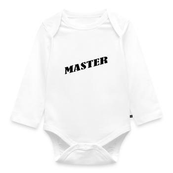 DIY Master - Baby Bio-Langarm-Body - Weiß - Vorne