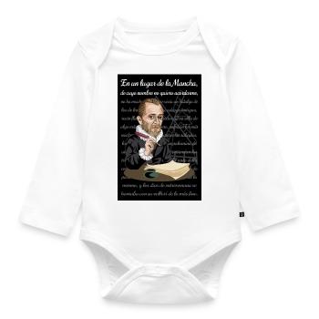 Cervantes - Baby Bio-Langarm-Body - Weiß - Vorne