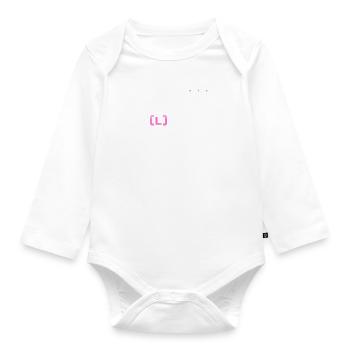 Game Lover design - Body Bébé bio manches longues - blanc - Devant